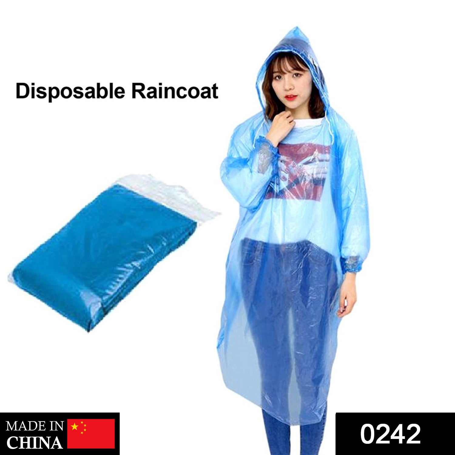 Waterproof Disposable Raincoat thumbnail 2