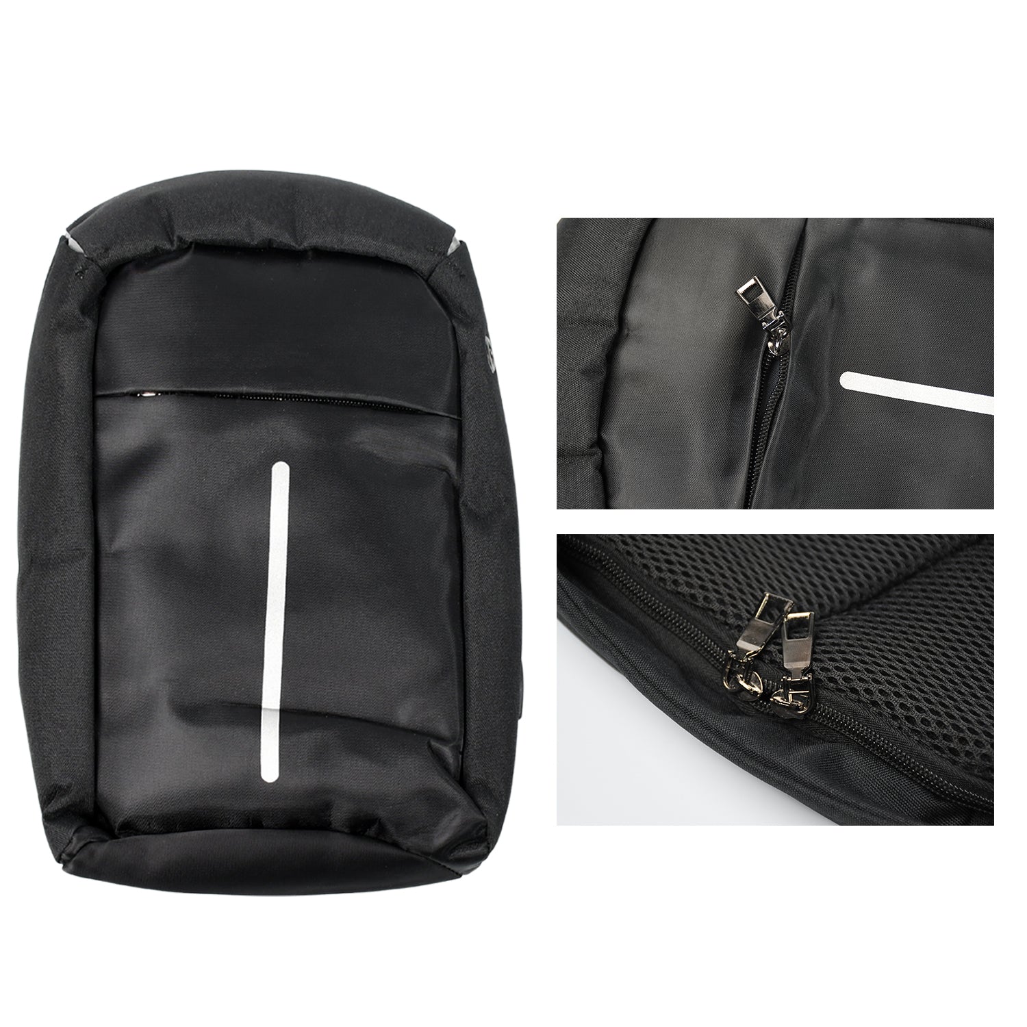 Waterproof Anti-Theft Crossbody Sling Bag Ã¢â‚¬â€œ PU Leather with USB Charging thumbnail 5