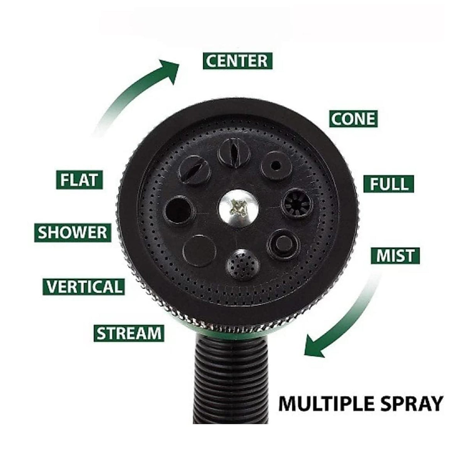 Adjustable 8 Pattern Water Spray Gun Trigger High Pressure For vehicle & cleaning Garden Lawn, Grass rinse, flat, soak & washing for Car Bike Plants Pressure Washer water Nozzle thumbnail 8