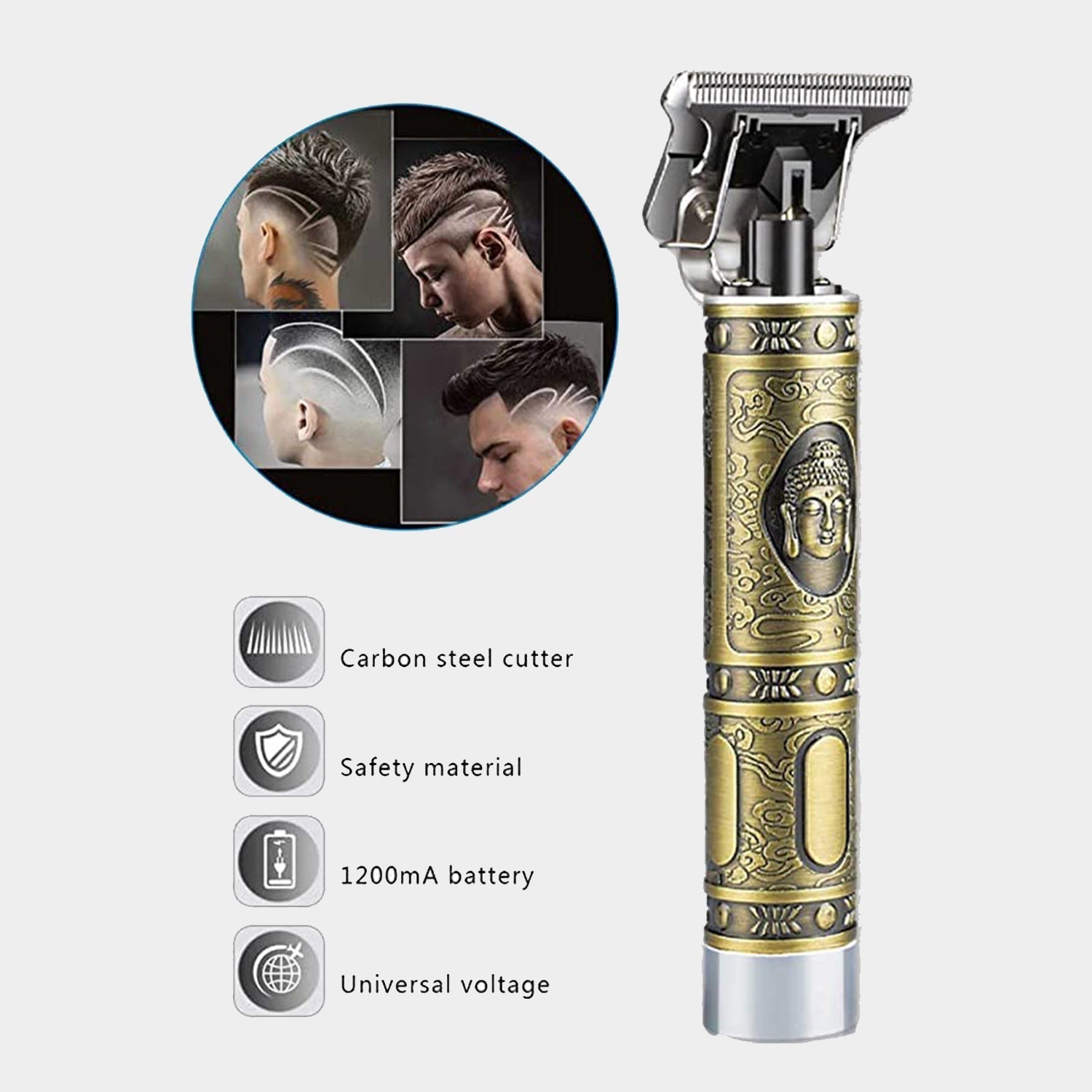 Hair Trimmer for Men Hair Style Trimmer, Professional Hair Clipper, Adjustable Blade Clipper & Shaver for Men thumbnail 6
