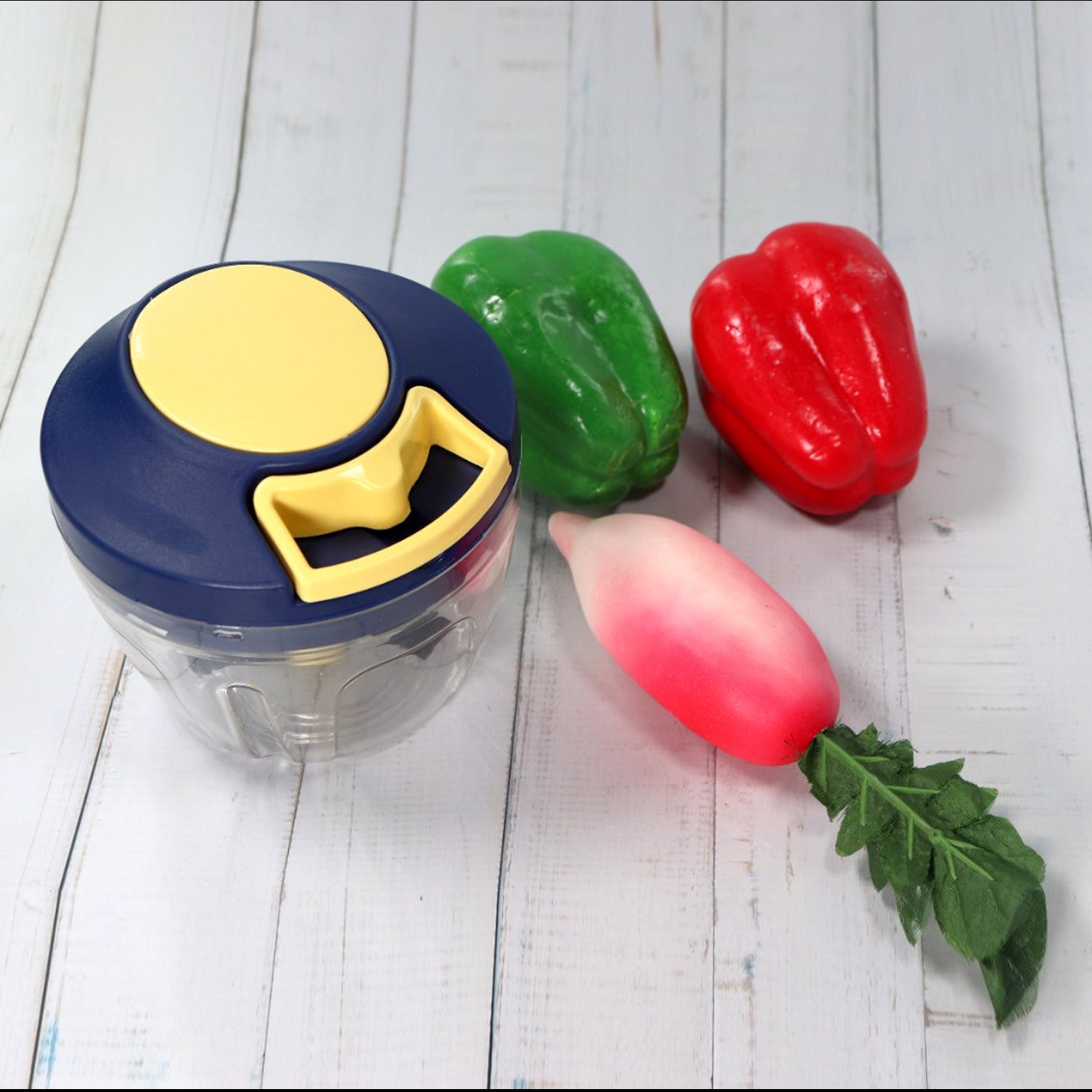 Chopper with Blades for Effortlessly Chopping Vegetables and Fruits for Your Kitchen (650ml) thumbnail 4