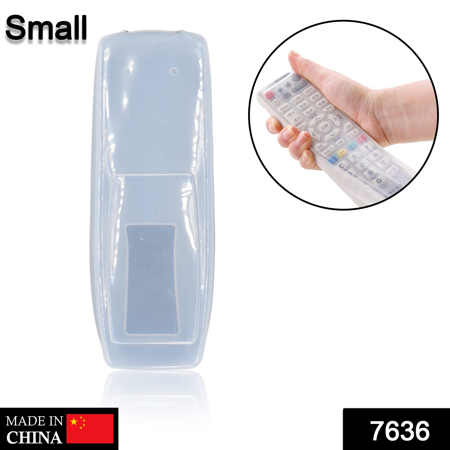 Protective Cover for DISH TV SET TOP Box Remote Control Pouch Cover Holder (Small) thumbnail 2