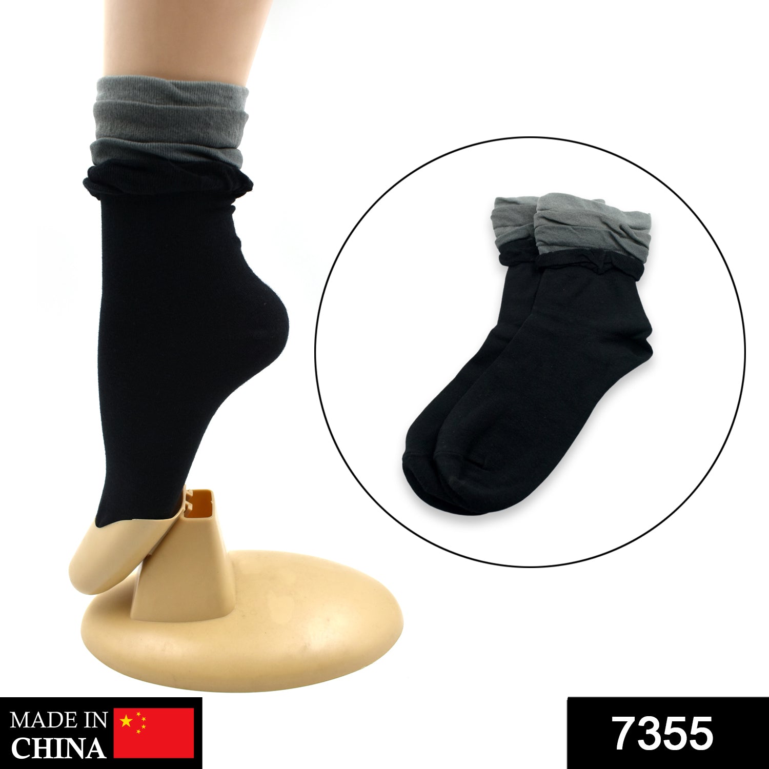 Socks Breathable Thickened Classic Simple Soft Skin Friendly thumbnail 2