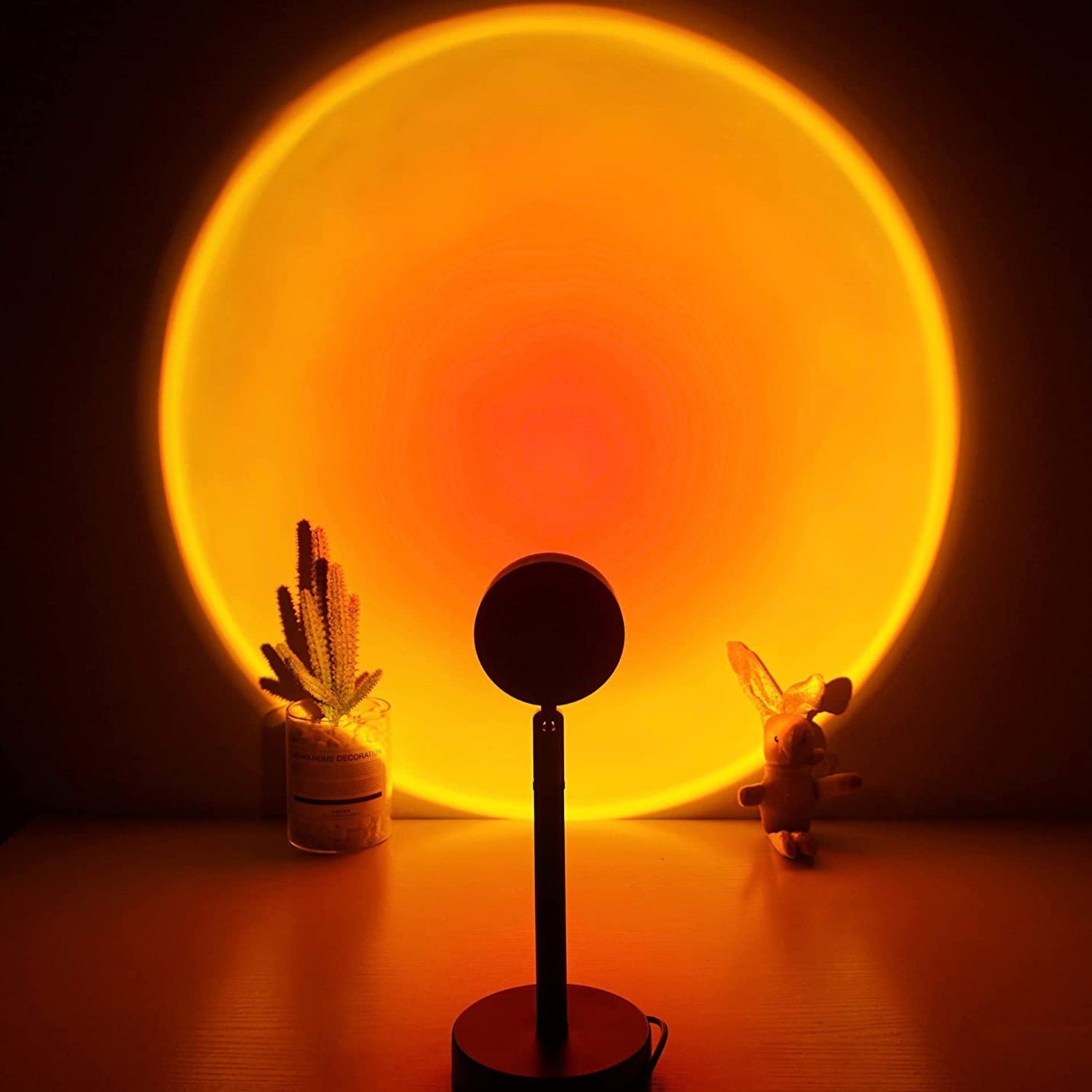 4 Colors Sunset Lamp, Sunset Projection Lamp LED Night Lights thumbnail 3