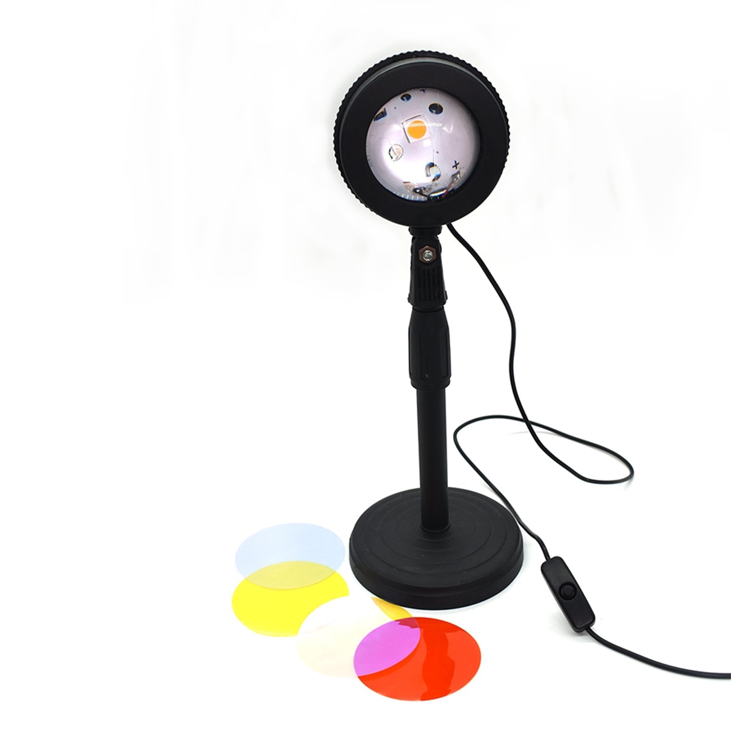 4 Colors Sunset Lamp, Sunset Projection Lamp LED Night Lights thumbnail 4