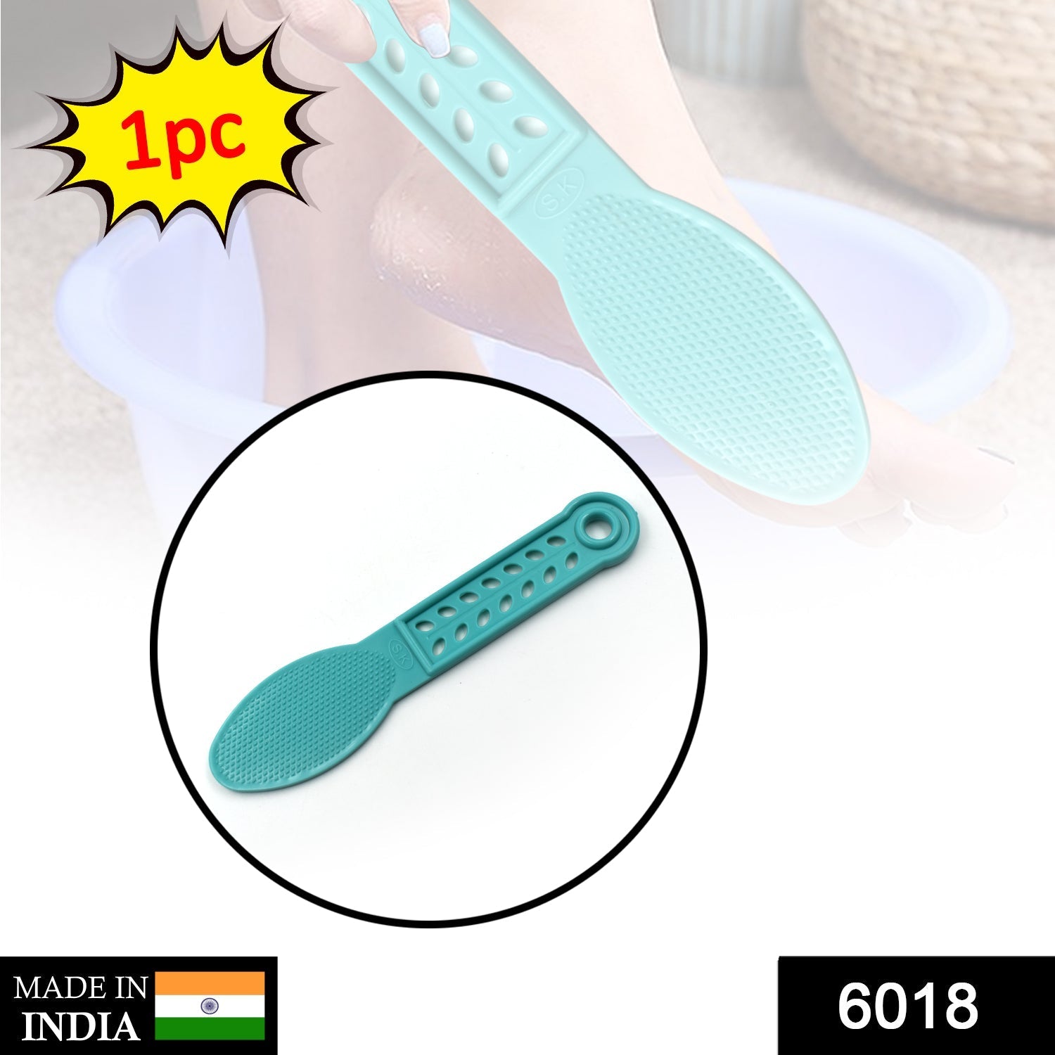 Plastic Foot Scrubber Pedicure Foot Care thumbnail 2