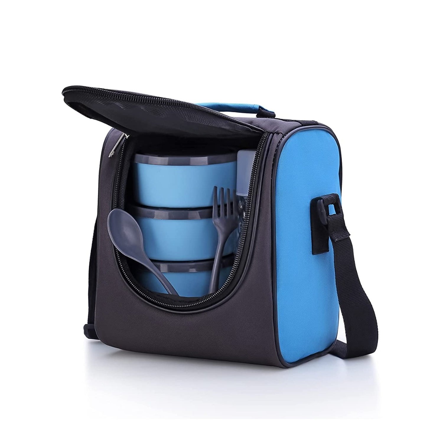 All-in-One Lunch Box with Fabric Bag for Office & School thumbnail 4